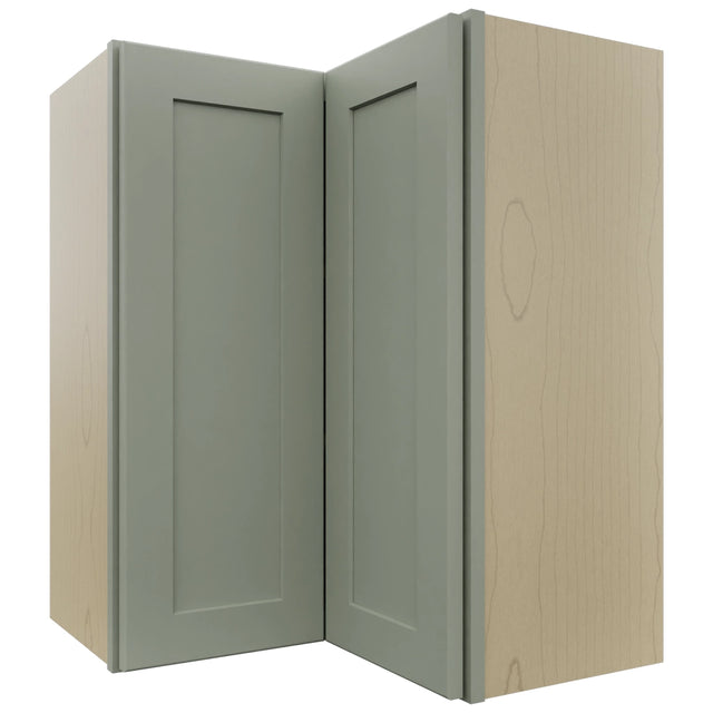Fabuwood Galaxy Pistachio Green WPC2430 Wall Corner Pie Cabinet, Front View