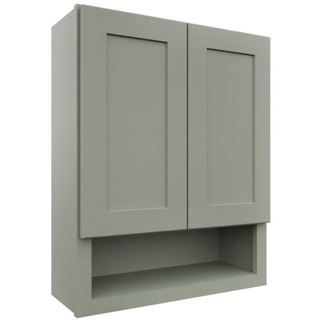 Fabuwood Galaxy Pistachio Green WVS2430 Vanity Wall Storage, Front View