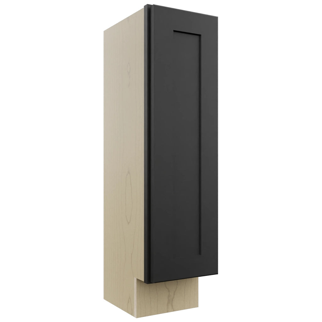 Fabuwood Galaxy Pitch Black B09FD-12D Base Full Door Cabinet, Front View