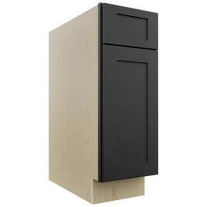 Fabuwood Galaxy Pitch Black B12 Base Standard Cabinet, Front View