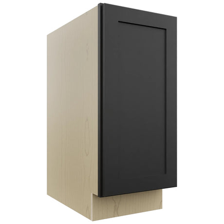 Fabuwood Galaxy Pitch Black B15FD Base Full Door Cabinet, Front View