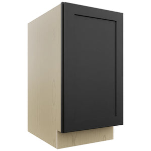Fabuwood Galaxy Pitch Black B18FD Base Full Door Cabinet, Front View