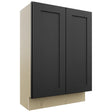 Fabuwood Galaxy Pitch Black B24FD-12D Base Full Door Cabinet, Front View