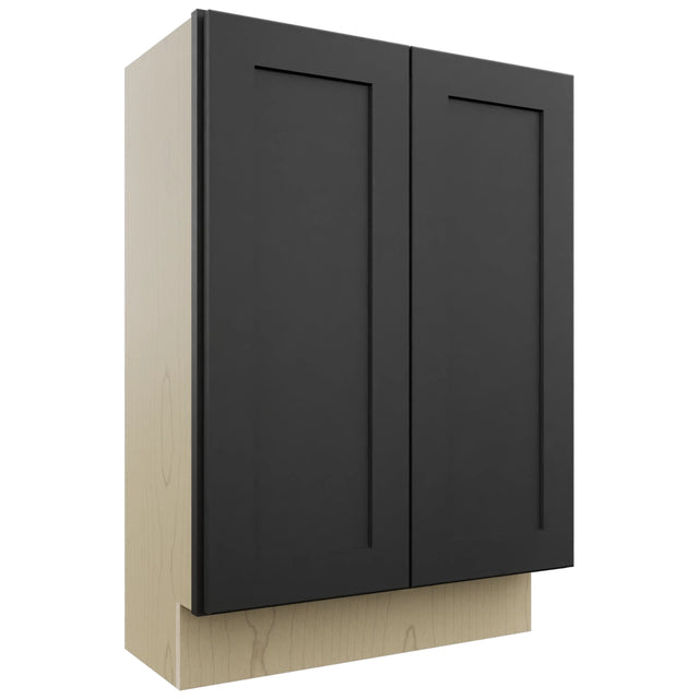 Fabuwood Galaxy Pitch Black B24FD-12D Base Full Door Cabinet, Front View