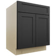 Fabuwood Galaxy Pitch Black B27 Base Standard Cabinet, Front View