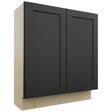 Fabuwood Galaxy Pitch Black B30FD-12D Base Full Door Cabinet, Front View