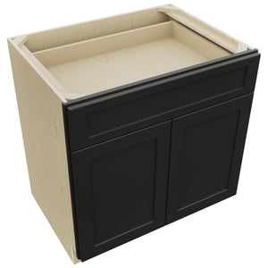 Fabuwood Galaxy Pitch Black B33SDF Base Standard Cabinet, Top View