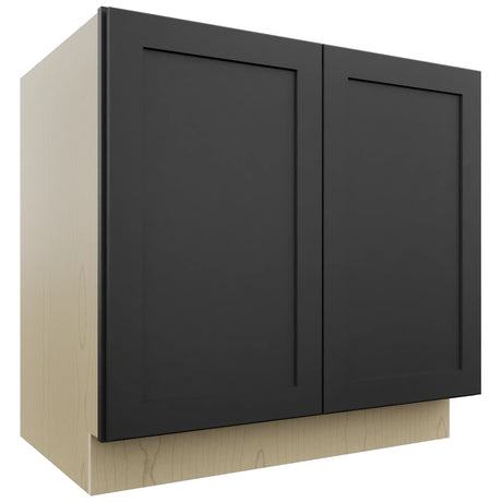 Fabuwood Galaxy Pitch Black B36FD Base Full Door Cabinet, Front View