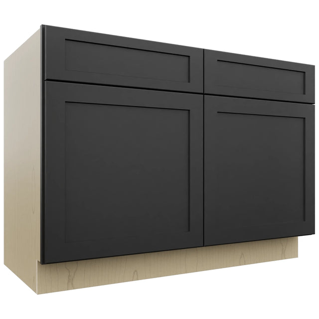 Fabuwood Galaxy Pitch Black B48 Base Standard Cabinet, Front View