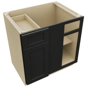 Fabuwood Galaxy Pitch Black BLB39/42 Base Corner Blind Cabinet, Top View