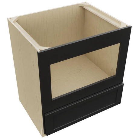 Fabuwood Galaxy Pitch Black BMC30 Base Microwave Cabinet, Top View