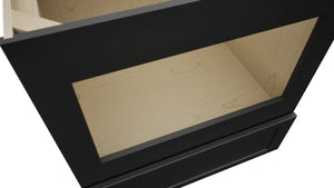Fabuwood Galaxy Pitch Black BMC30 Base Microwave Cabinet, Detail View