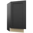 Fabuwood Galaxy Pitch Black BTL12 Base Transitional Cabinet, Front View