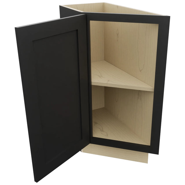Fabuwood Galaxy Pitch Black BTL12 Base Transitional Cabinet, Open View
