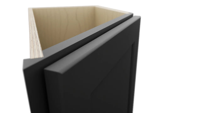 Fabuwood Galaxy Pitch Black BTR12 Base Transitional Cabinet, Detail View