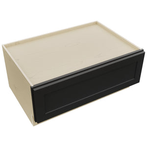 Fabuwood Galaxy Pitch Black DBS36 Base Bench Seat Cabinet, Top View