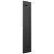 Fabuwood Galaxy Pitch Black DD B06FD Panel, Front View