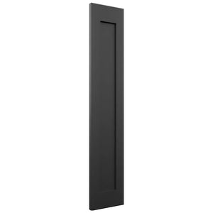 Fabuwood Galaxy Pitch Black DD B06FD Panel, Front View