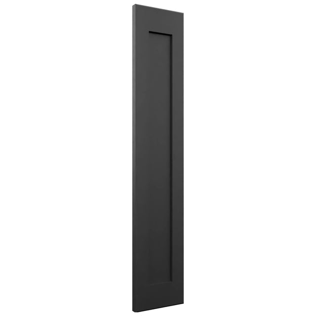 Fabuwood Galaxy Pitch Black DD B06FD Panel, Front View