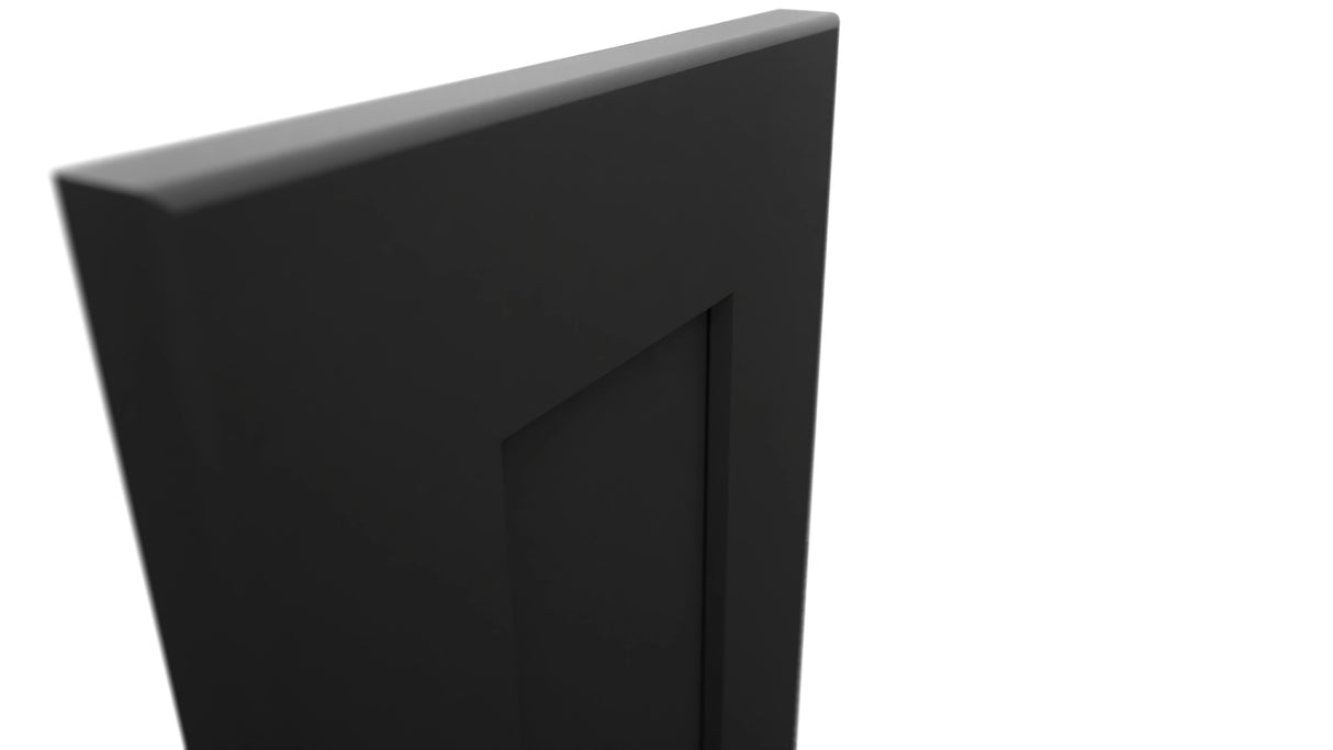 Fabuwood Galaxy Pitch Black DD W0930 DOOR Panel, Detail View