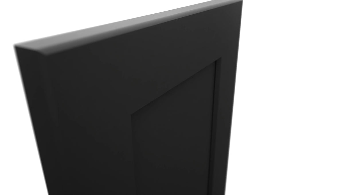 Fabuwood Galaxy Pitch Black DD W1230 DOOR Panel, Detail View