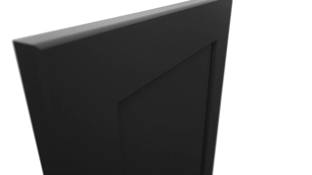 Fabuwood Galaxy Pitch Black DD W1530 DOOR Panel, Detail View