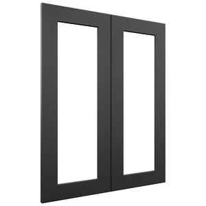 Fabuwood Galaxy Pitch Black DS DFG2430 Wall Prepped Door, Front View