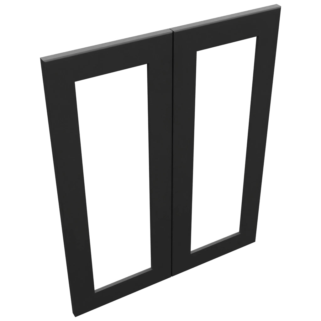 Fabuwood Galaxy Pitch Black DS DFG2430 Wall Prepped Door, Top View