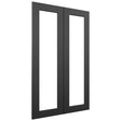 Fabuwood Galaxy Pitch Black DS DFG2439 Wall Prepped Door, Front View