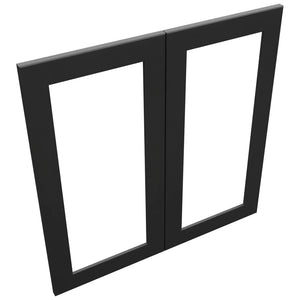 Fabuwood Galaxy Pitch Black DS DFG3030 Wall Prepped Door, Top View