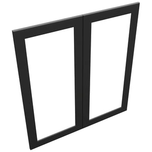 Fabuwood Galaxy Pitch Black DS DFG3639 Wall Prepped Door, Top View
