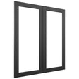 Fabuwood Galaxy Pitch Black DS DFG3642 Wall Prepped Door, Front View