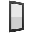 Fabuwood Galaxy Pitch Black DS GDW1830 Wall Glass Door, Front View