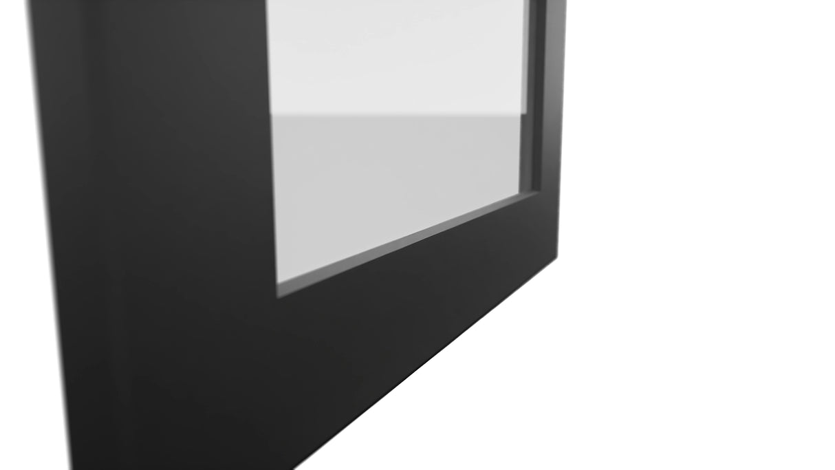 Fabuwood Galaxy Pitch Black DS GDW1830 Wall Glass Door, Detail View