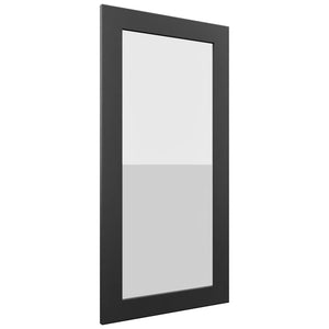 Fabuwood Galaxy Pitch Black DS GDW1836 Wall Glass Door, Front View
