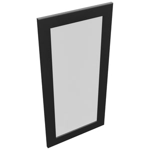 Fabuwood Galaxy Pitch Black DS GDW1836 Wall Glass Door, Top View