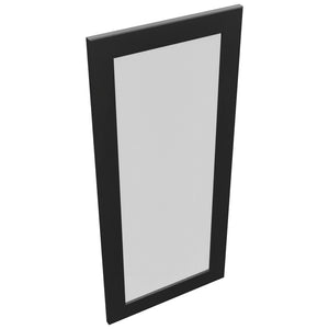 Fabuwood Galaxy Pitch Black DS GDW1839 Wall Glass Door, Top View