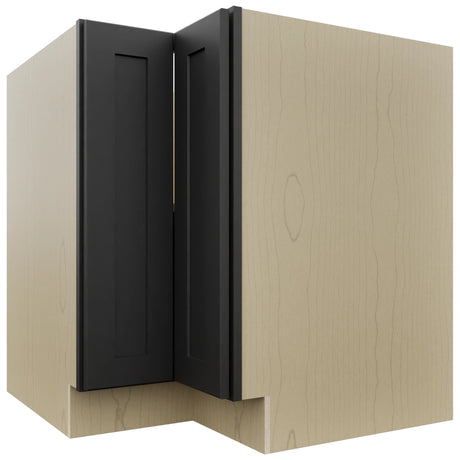 Fabuwood Galaxy Pitch Black ERB33 Base Corner Easy Reach Cabinet, Front View