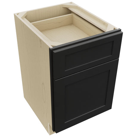 Fabuwood Galaxy Pitch Black FD18 Vanity Desk, Top View