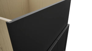 Fabuwood Galaxy Pitch Black FS30 Base Farm Sink Cabinet, Detail View
