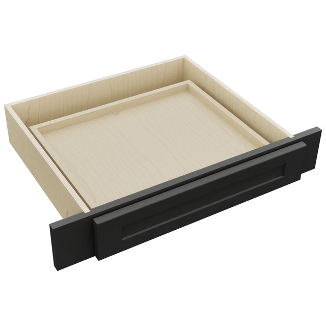 Fabuwood Galaxy Pitch Black KD30 Vanity Desk, Top View