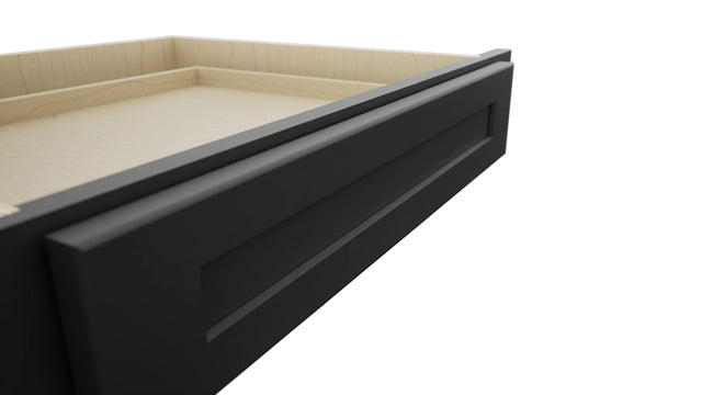 Fabuwood Galaxy Pitch Black KD30 Vanity Desk, Detail View