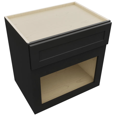 Fabuwood Galaxy Pitch Black MC303021 Wall Microwave Cabinet, Top View