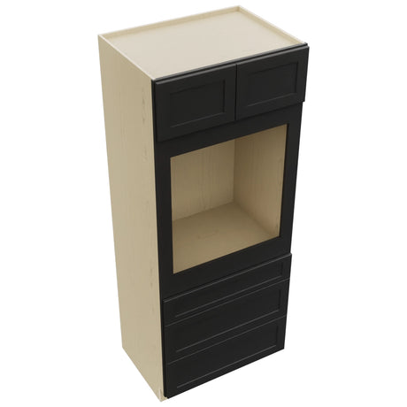 Fabuwood Galaxy Pitch Black OC3384S Tall Oven Cabinet Single, Top View