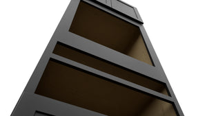 Fabuwood Galaxy Pitch Black OC3393D Tall Oven Cabinet Double, Detail View