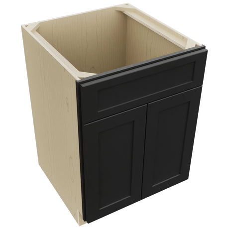 Fabuwood Galaxy Pitch Black SB24 Base Sink Cabinet, Top View