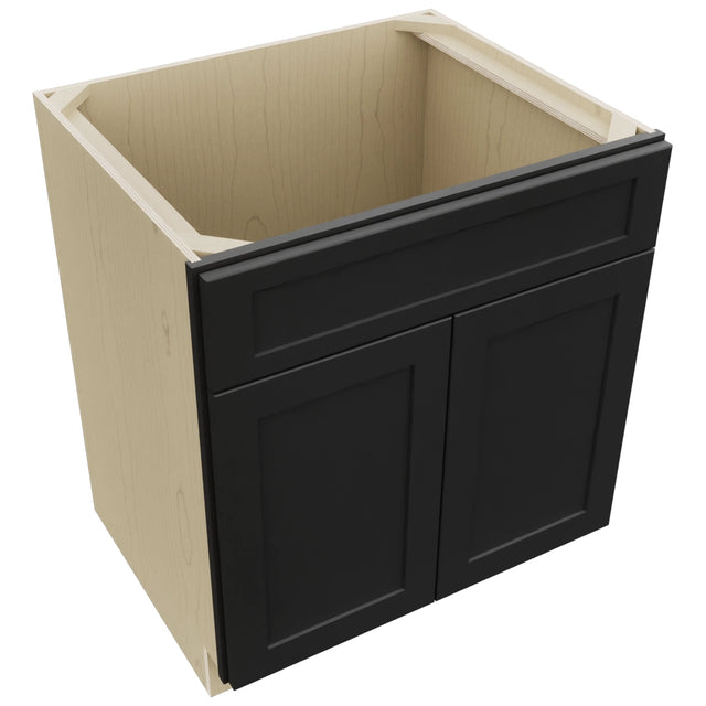 Fabuwood Galaxy Pitch Black SB30 Base Sink Cabinet, Top View