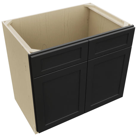 Fabuwood Galaxy Pitch Black SB36 Base Sink Cabinet, Top View