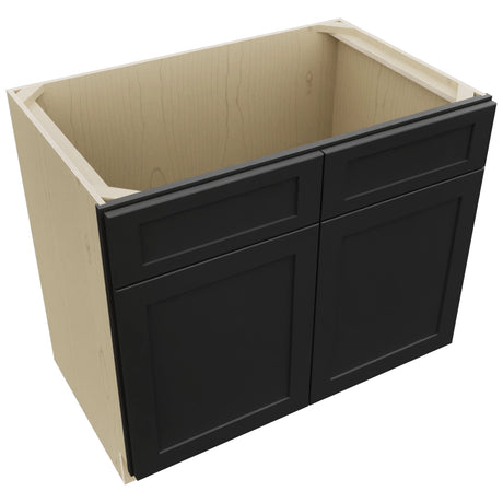 Fabuwood Galaxy Pitch Black SB39 Base Sink Cabinet, Top View