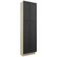 Fabuwood Galaxy Pitch Black TP241284 Tall Pantry Cabinet, Front View